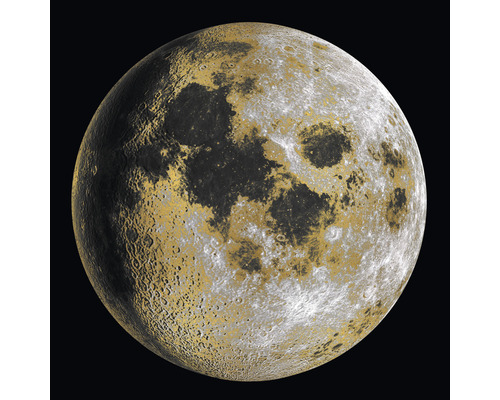PURE LIVING Schilderij glas Backside Of The Moon 30x30 cm