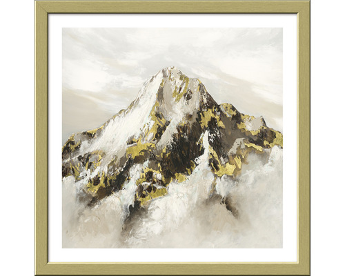 Ingelijst schilderij van een berglandschap