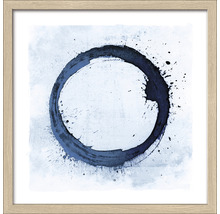 Ingelijste afbeelding met abstract cirkelmotief