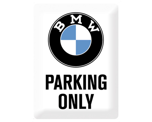 NOSTALGIC-ART Metalen bord BMW Parking Only 30x40 cm