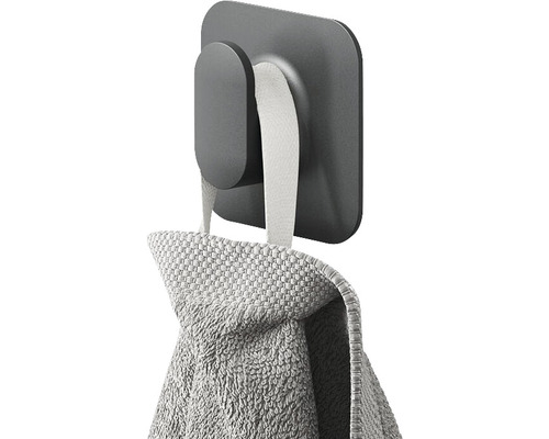 Handdoekhouder met handdoek