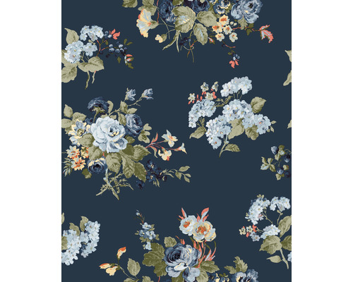 Bloembehang met rozen- en hortensiamotief