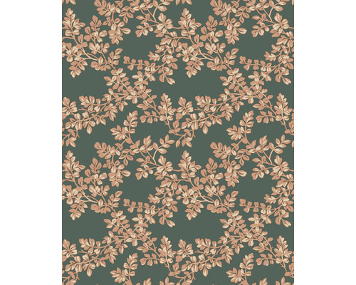 Behang met bladerpatroon