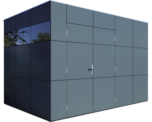 Moderne apparatenbox met raam en deur