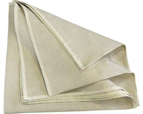 Opgevouwen afdekhoes van textiel