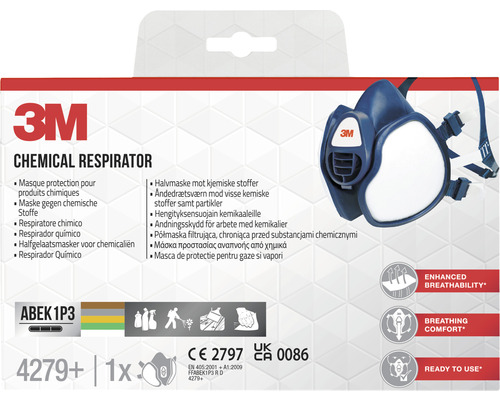 3M chemisch ademhalingsmasker met ABEK1P3 filter