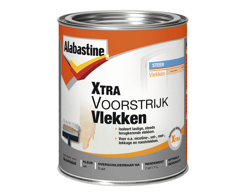 ALABASTINE Xtra voorstrijk vlekken wit 1 l