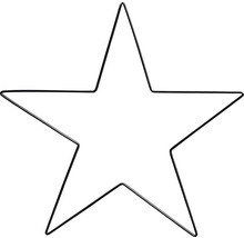 Decoratief sterframe van metaal