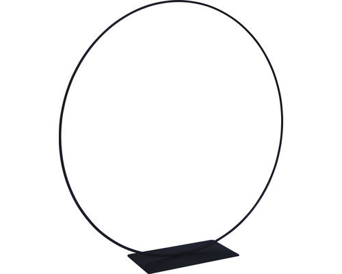 Ronde metalen boog met voet voor decoraties