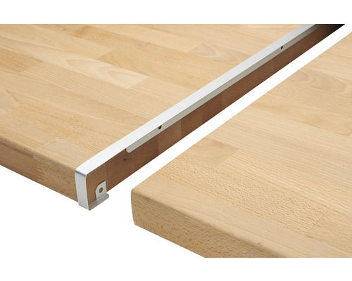 Detailopname van een werkblad met verbindingsprofiel