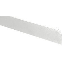Witte plint met afgeronde rand