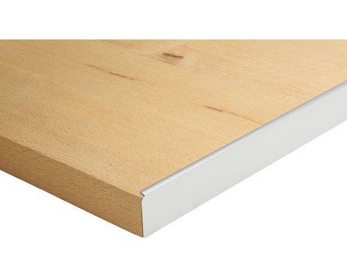 Houten werkblad met rand