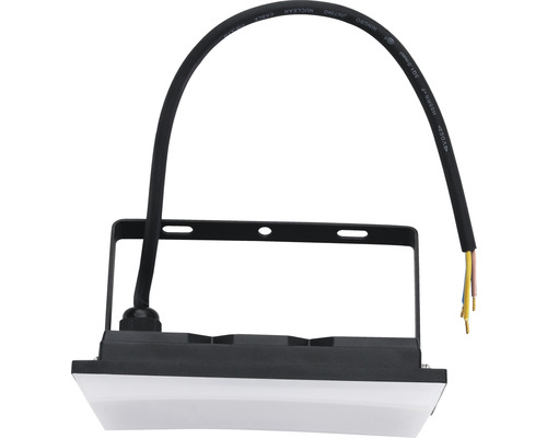 Zwarte ledstraler met kabel