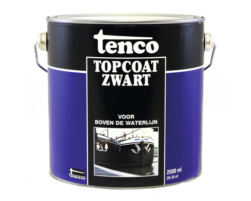 TENCO Topcoat zwart 2,5 l