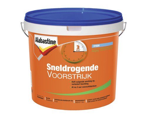 ALABASTINE Sneldrogende voorstrijk transparant 10 l Alabastine sneldrogende voorstrijk in emmer met blauw deksel