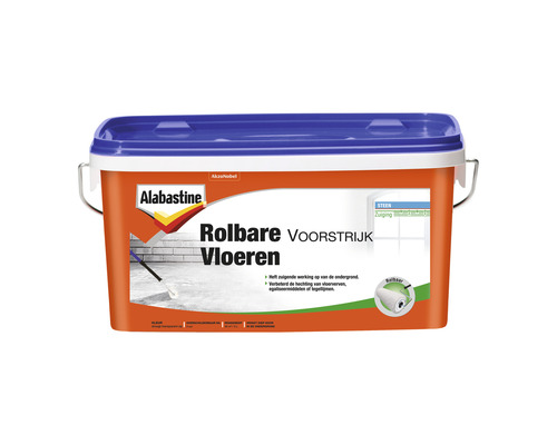 ALABASTINE Rolbare voorstrijk vloeren transparant 2,5 l Alabastine Rolbare Voorstrijk Vloeren in emmer