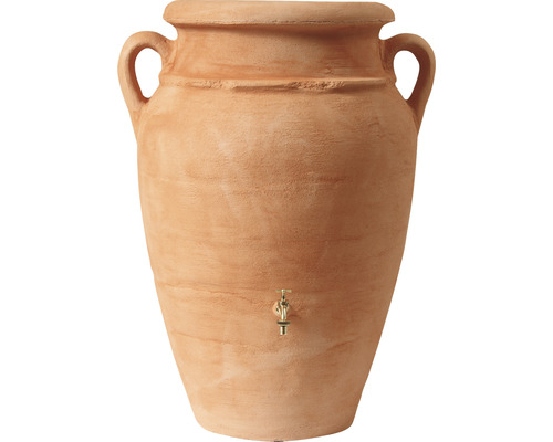 Amfoor als waterreservoir met kraan