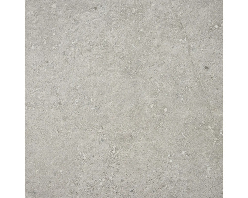Keramische terrastegel gerectificeerd rock grijs 59,2 x 59,2 x 2 cm Grijze vloertegel met steeneffect