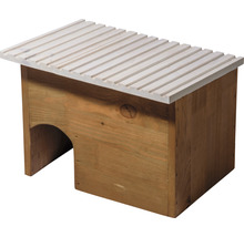 Houten kruk met lattenbodem zitting