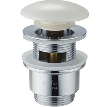 JUNGBORN Afvoerplug 1 1/4" glanzend wit met overloop