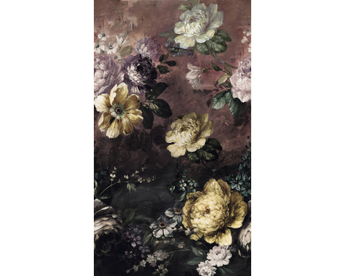 Decoratief bloembehang met bloemmotief Decoratief bloembehang met bloemmotief