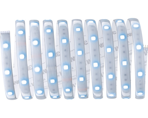 Ledstrip met blauwachtig licht