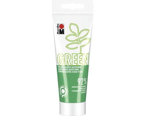 MARABU Green series - Alkydverf lichtgroen 062 100 ml Tube groene, watergedragen alkydverf van Marabu