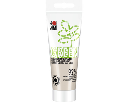 MARABU Green series - Alkydverf beige 246 100 ml Tube met groene watergedragen alkydverf van Marabu