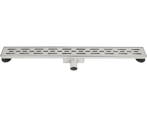 Roestvrijstalen douchegoot met sleufpatroon