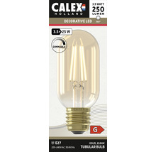 CALEX LED filament lamp E27/3,5W T45 warmwit goud