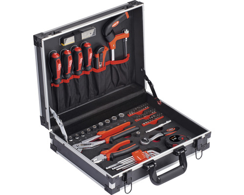 MEISTER Gereedschapskoffer aluminium, 67-delig MEISTER Gereedschapskoffer aluminium, 67-delig
