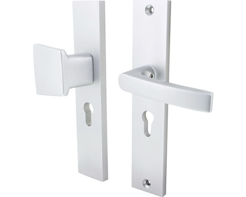 Deurbeslagset met deurklink en knop voor binnendeuren