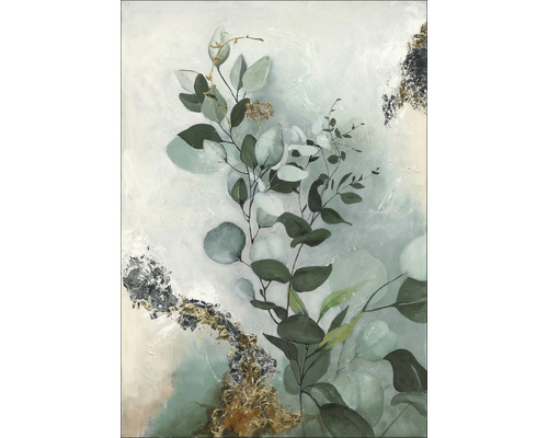 PURE LIVING Schilderij canvas handgeschilderd Painted eucalyptus II 70x100 cm
