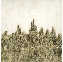 Schilderij met abstract bergmotief