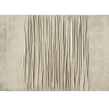 Abstracte wanddecoratie met verticale vouwen