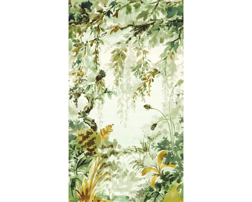 Illustratie van een tuin met planten