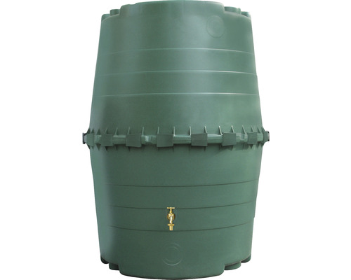 Regenton van kunststof met kraan