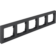Vijfvoudig frame voor schakelaars en stopcontacten
