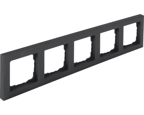 Vijfvoudig frame voor schakelaars en stopcontacten