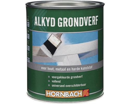 HORNBACH Alkyd grondverf grijs 2 l