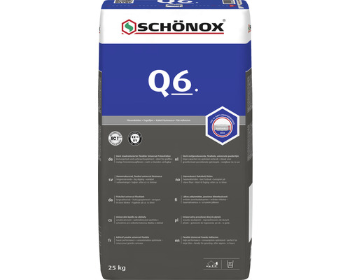 SCHÖNOX Q6 Tegelpoederlijm 25 kg