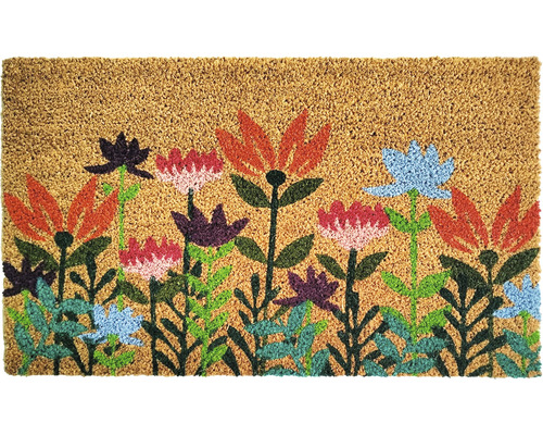 Kokosmat Flowers 40x60 cm