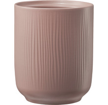 Bloempot met verticaal ribbelpatroon