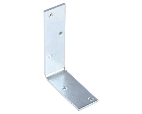 STARX Versterkingshoek 100x75x30 mm verzinkt Hoekverbinder van metaal met gaten voor bevestiging