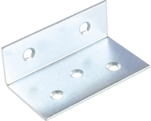 Hoekverbinder van metaal met schroefgaten