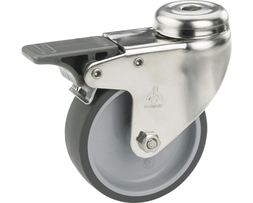 TARROX Zwenkwiel TPE Ø 50 mm met rem Zwenkwiel met rem voor meubels en apparaten