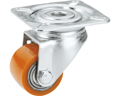 TARROX Zwenkwiel PU Ø 35 mm met plaat Zwenkwiel met plaat voor bevestiging