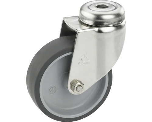 TARROX Zwenkwiel TPE Ø 50 mm Zwenkwiel met grijswiel en metalen behuizing