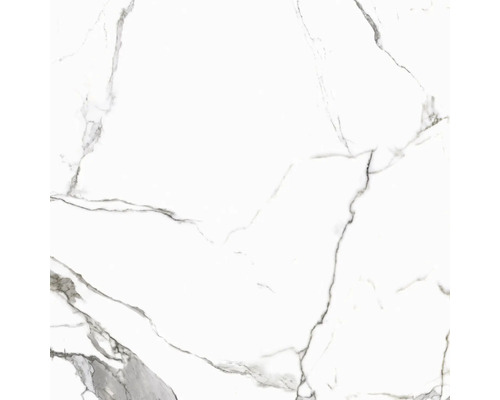 Witte tegel met marmerlook