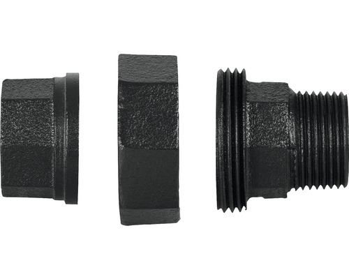 Gedemonteerde fitting van gietijzer